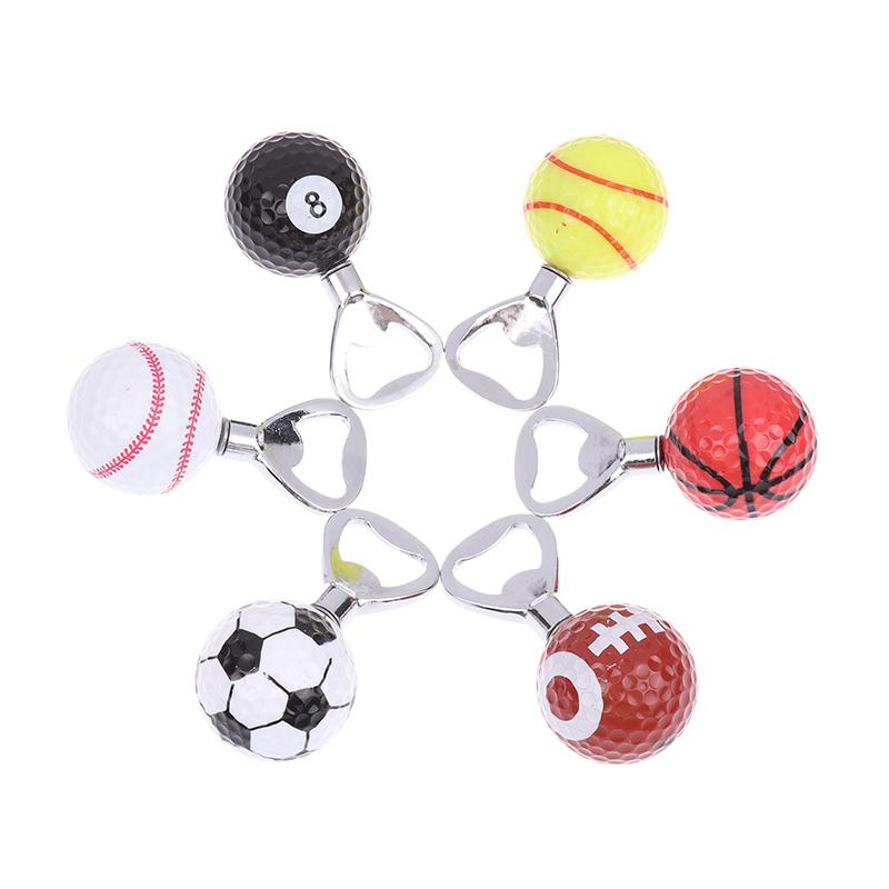 Rustfritt Stål Fotball Baseball Flaskeåpner Morsom Ølflaskeåpner, Nyhetsgave