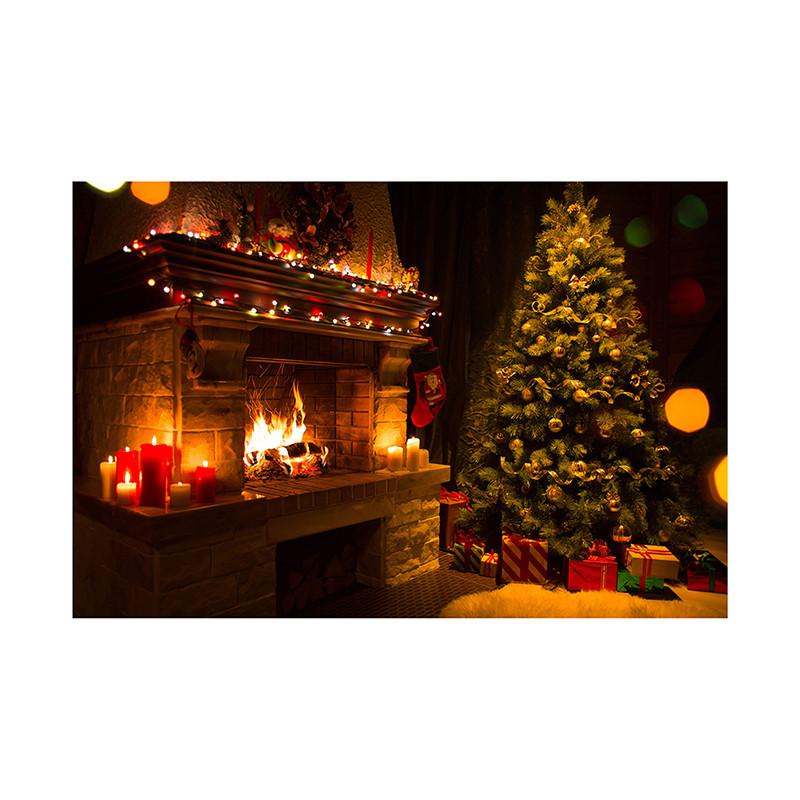 Slavnostní vánoční pozadí krbu, párty banner, nástěnná dekorace, sváteční dekorace pozadí, foto studio, vánoční dekorace