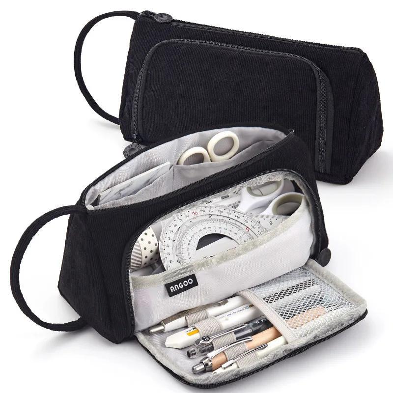 Corduroy Cute Piórnik Kolory Makaronowe Piórnik Piórniki Torby Na Makijaż Torba Do Przechowywania Długopisów Artykuły Szkolne Dla Dziewcząt Artykuły Papiernicze