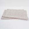 100% Pure Linen Kitchen Towels Set of 2 - French Stripe Design 18 x 24 Inch Dish Hand Towels - Handcrafted from Flax Linen Tea Towels- Linen