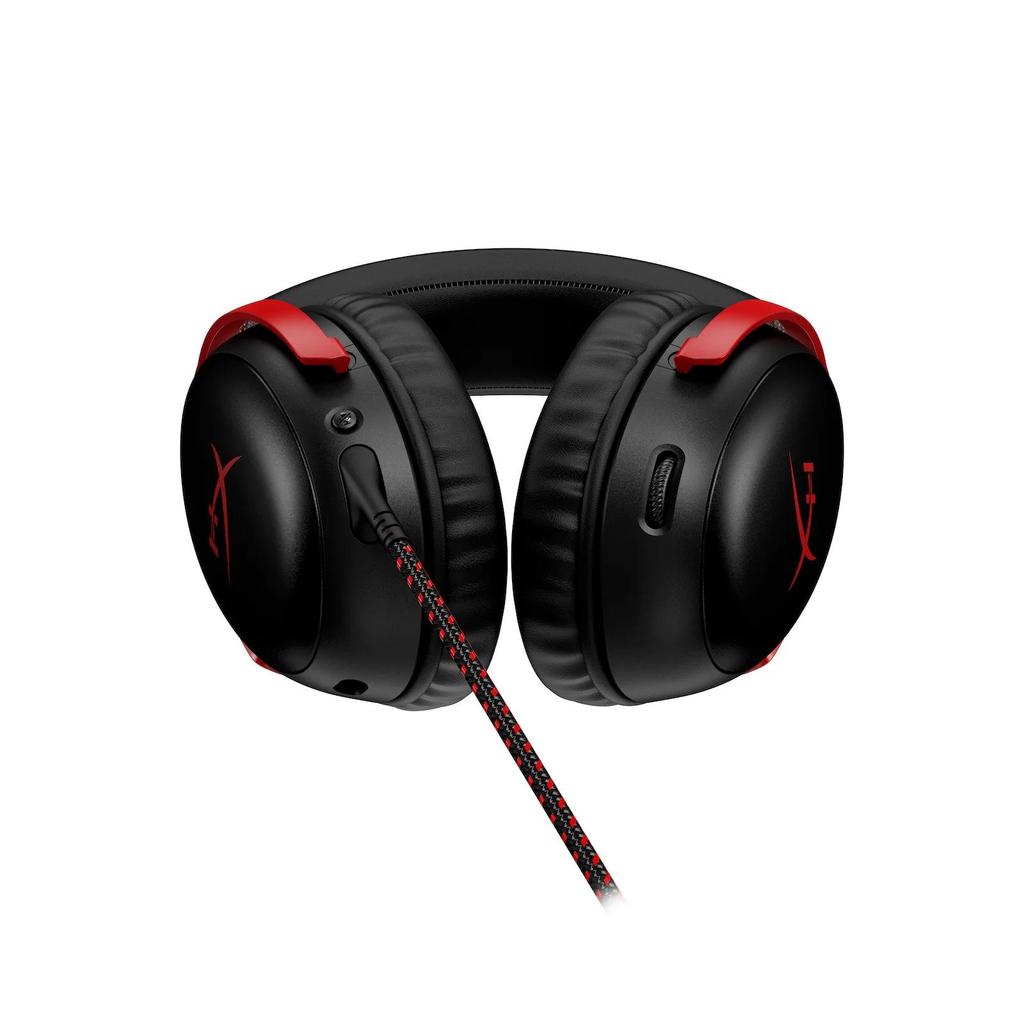 HyperX Cloud III Wired Gaming Headset with Microphone Red