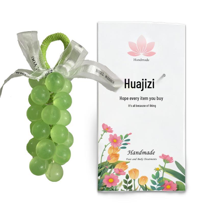 Crystal Grape Cluster Soap Gift Set: Handmade, Scented, Decorative Souvenir