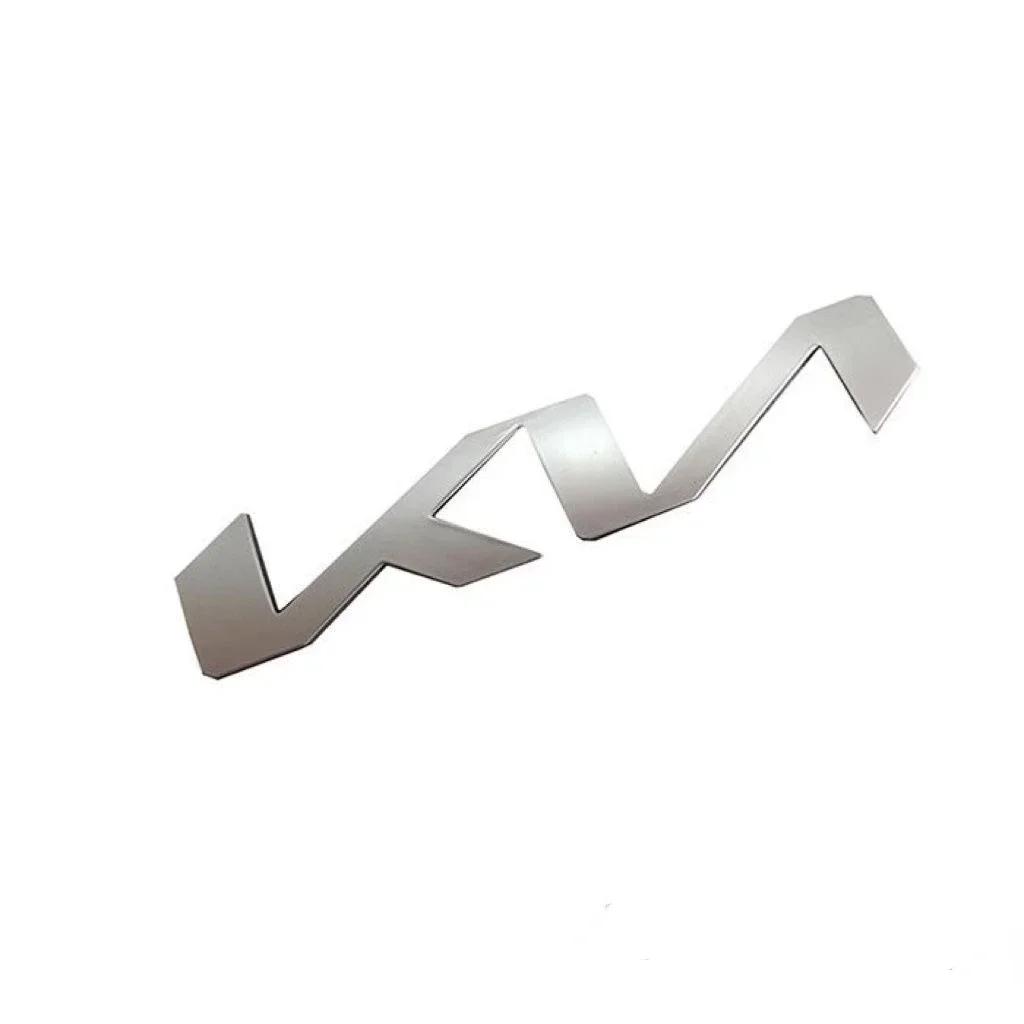 KN ABS Car Front Logo Sticker For New Kia Rear Bumper Tail Door Trunk Sticker Car Rear Emblem Sticker Styling Accessories