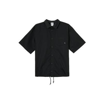 Polo Cor Sólida Casual Esportivo Manga Curta Camisa Masculina Preto DX0899-010