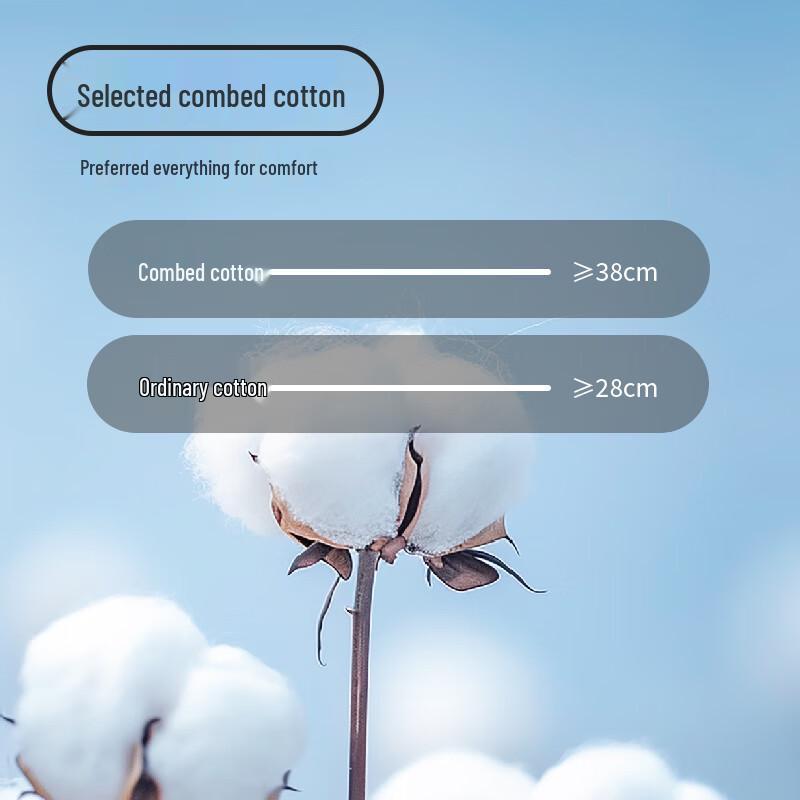 Mao Ren Men's Pure Cotton 10A Antibacterial Trunk Briefs 4-Pack