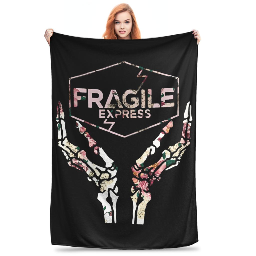 Bridge Baby on Board Wool Blanket Death Stranding Creative Throw Blanket for Bed Sofa Couch 125*100cm Rug Piece,