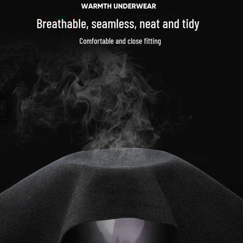 Men's Double-Sided German Velvet Long-Sleeve High-Collar Thermal Tee