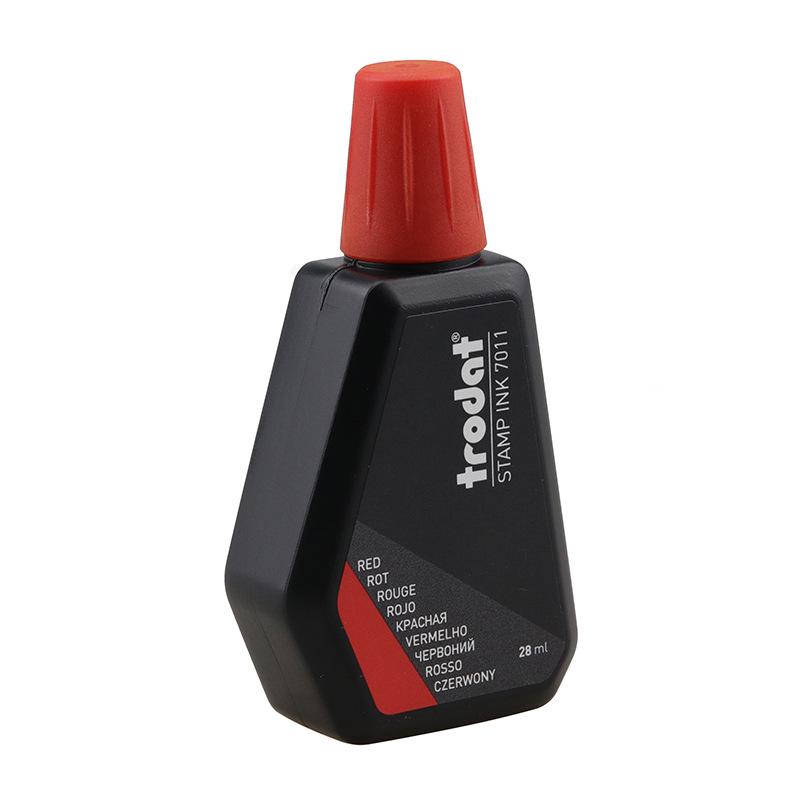 Trodat 7011 Red Water-Based Refill Ink for Flip Stamps