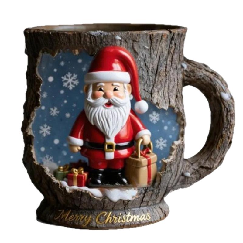 Festival Holiday Coffee Cup Dishwasher Safe Ergonomic Grip for Family Gatherings Office Use Hot Chocolate Beverages