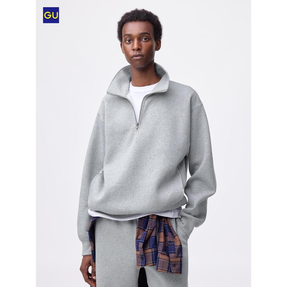 Uniqlo Gu Heavy Weight Sweat Half Zip Pullover