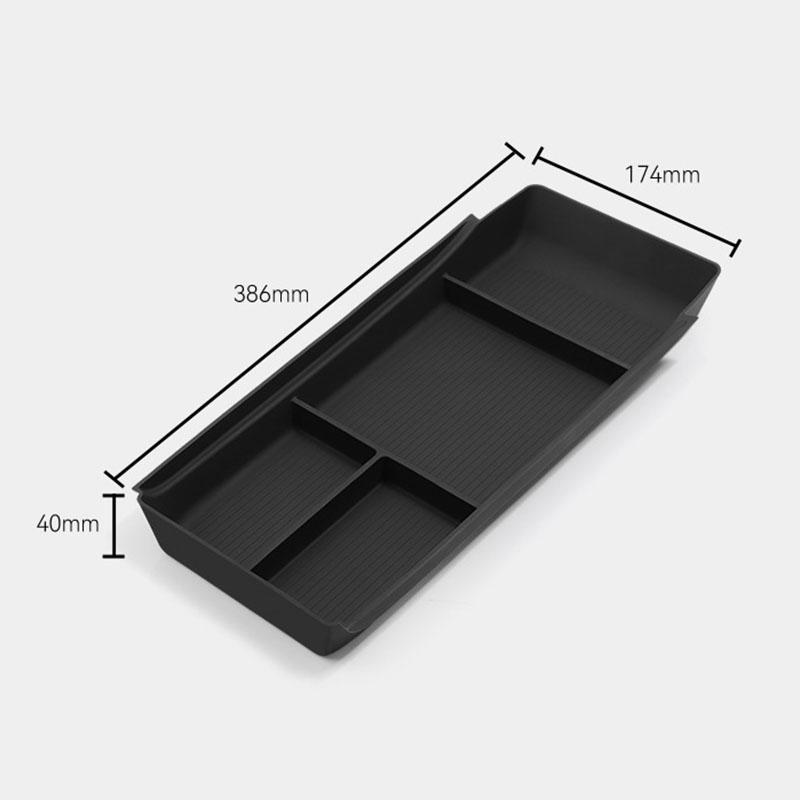 For Geely Xingyuan EX2 2025-2026 Under Central Console Storage Box with Water Cup Holder & Tissue Box Interior Tidy Accessories
