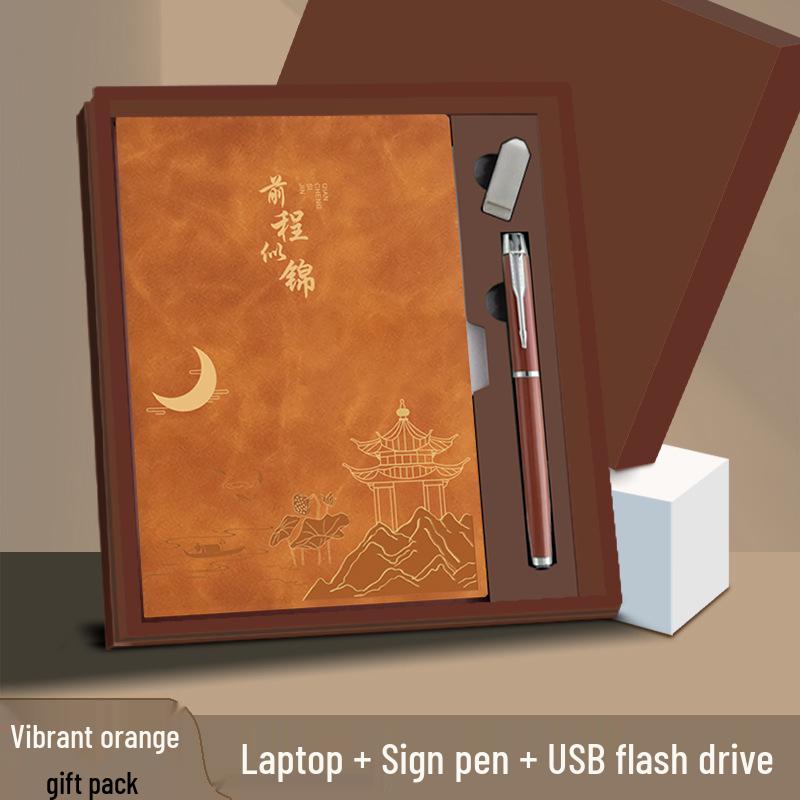 A5 Custom Thick Notebook: High-Value Student Prize & Enterprise Meeting Journal with Logo Printing.