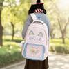 Kitten School Backpack Preppy Style Students School Bag Laptop Bag Cartoon Cat Backpack  School