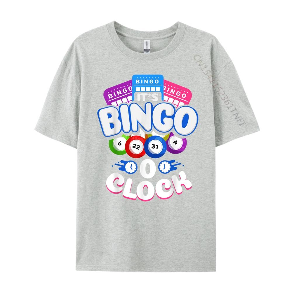 Its Bingo O Clock Bingo Player Grandma Vintage T Shirt Men Mens TShirts Printing