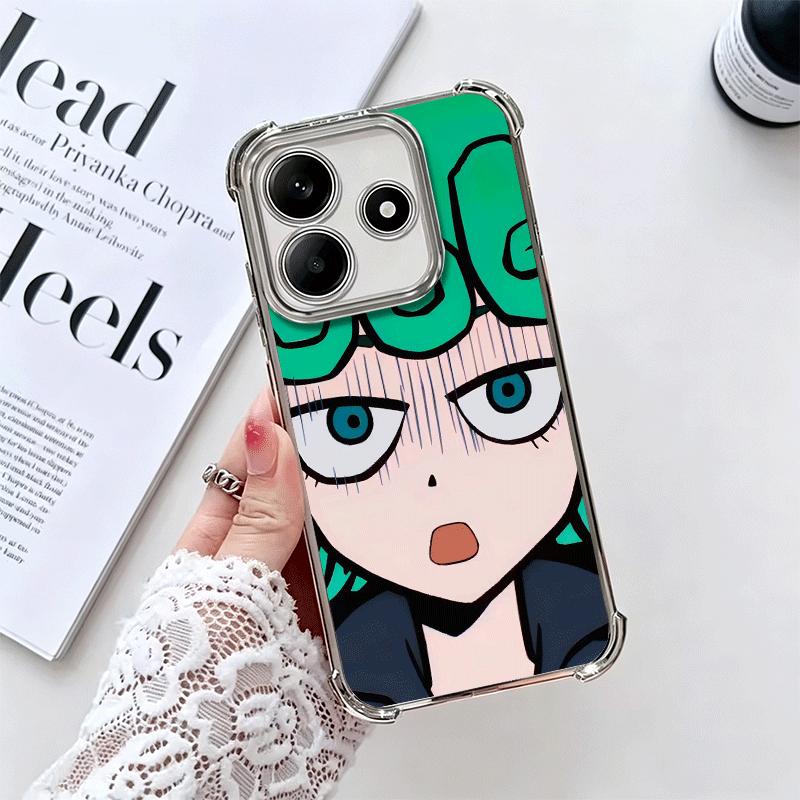 

Мягкий чехол для телефона One P-Punch-Man Tatsumaki для Xiaomi Redmi Note 14 15 Pro Plus 13 12 11S 11T 5G 10 9S 9 Покрытие Защита от падения Funda Redmi Note 15 5G