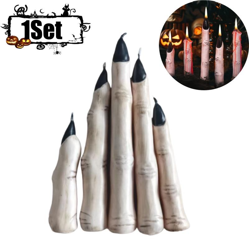 Halloween Party Decoration Zombie Hand Gory Bleeding Soy Wax Candle Skull Scented Spooky Halloween Decorative Candle