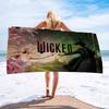 W-wicked Movie Big Microfiber Beach Towels Quick Dry Towel Sand Beach Towels Pool Towel For Travel Swim Pool Yoga
