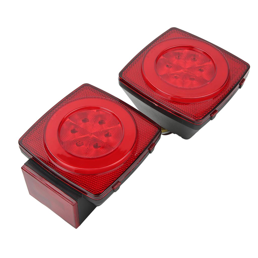 Trailer Tail Lights LED 12V Stop Brake Tail Running Lamp for Boats Snowmobiles Campervans Utility