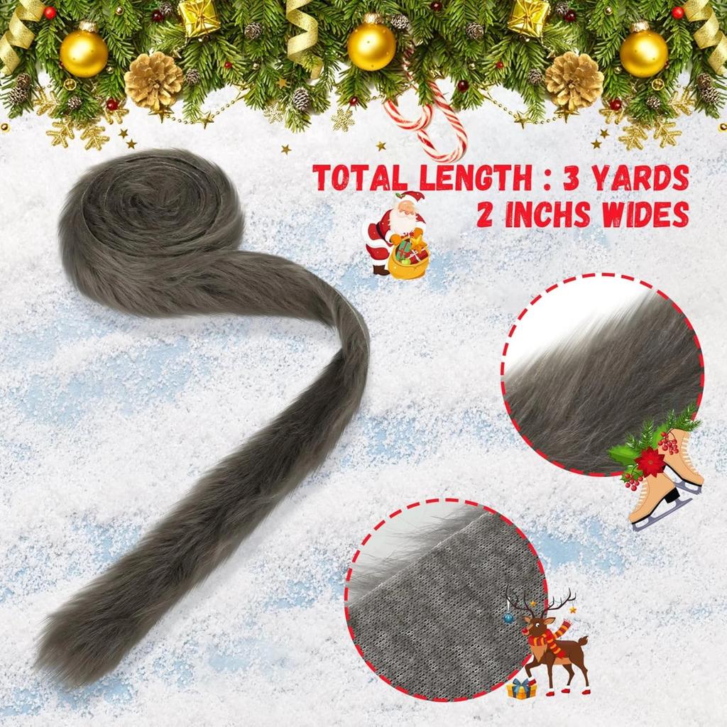 Faux Trim & Hemming Tape - Artificial Edge Decorative Trim For Costumes, Crafts, And Apparel DIY