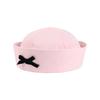 JK Uniform Beret Hat for Women Breathable Sailor Hat Popular Girl Bowknot Domed Hat Subculture Roleplaying Headwear