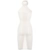 Womens Glossy Bodycon Lingerie Dress High Stretch Fabric Nightclub Attire