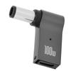 Right Angle PD 100W Adapter 5A 100W 18.5V‑20V Laptop Type C Female To Male Adapter for HP Laptop with Aluminum Shell