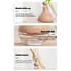 Car Hangings Air Freshener Bottle Diffuser Wooden Glass Hanging Transparent Perfume Bottle Purifying Car Interior Accessories
