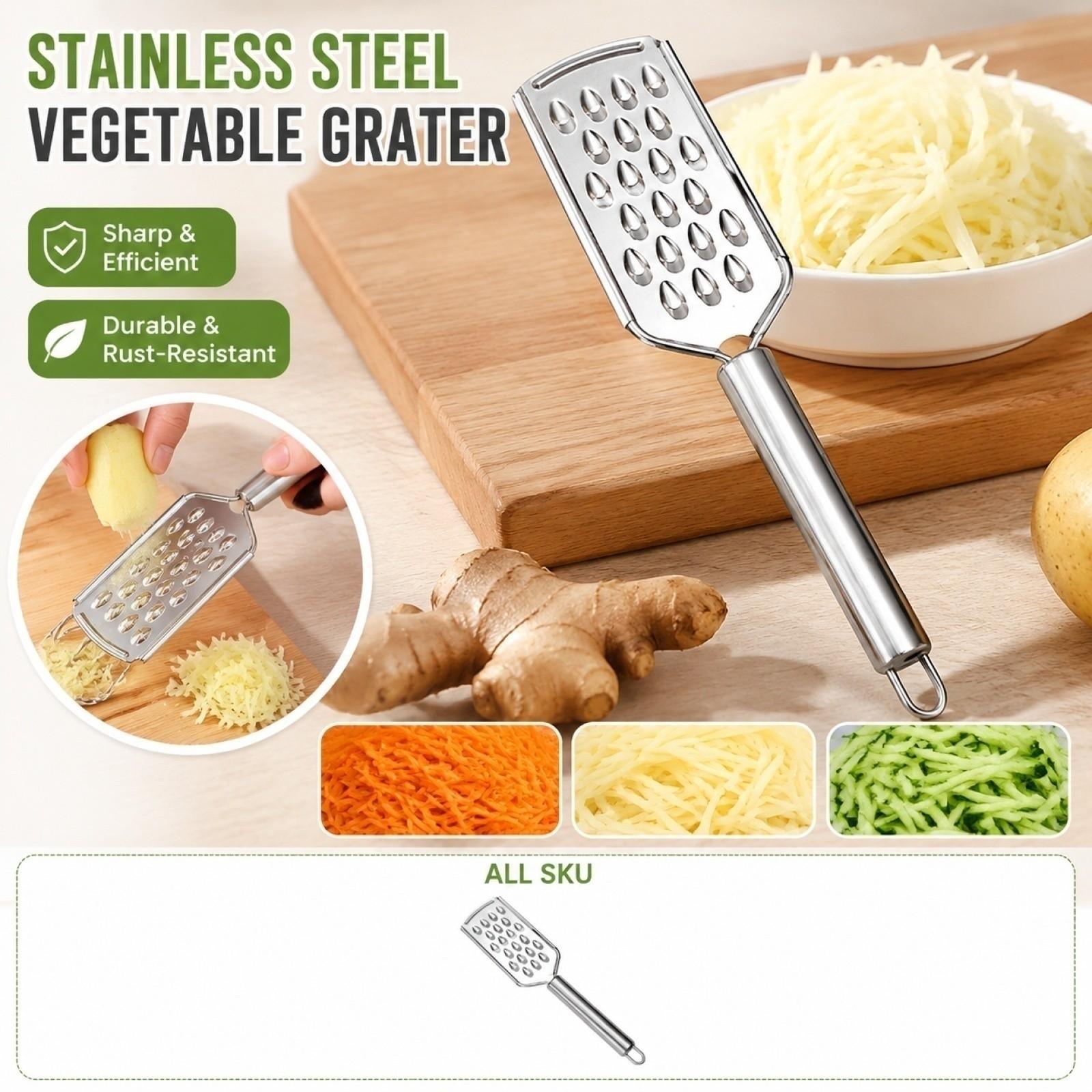 Stainless Multi-Function Grater for Vegetables Carrots one size