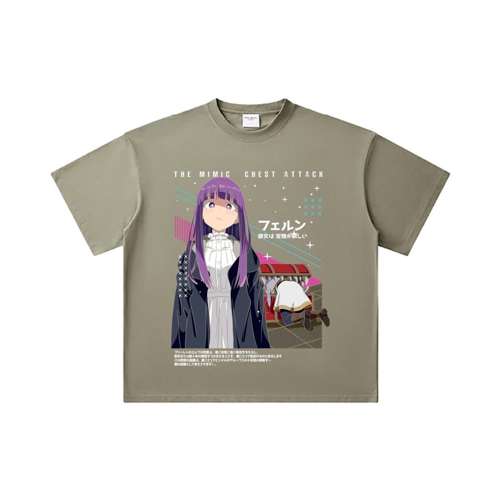 260 GSM Doppelgarn 32er Zählart 100% Baumwolle Frieren V2 Mimic Chest Attack Print Unisex Schweres Baumwoll-T-Shirt… Mehr