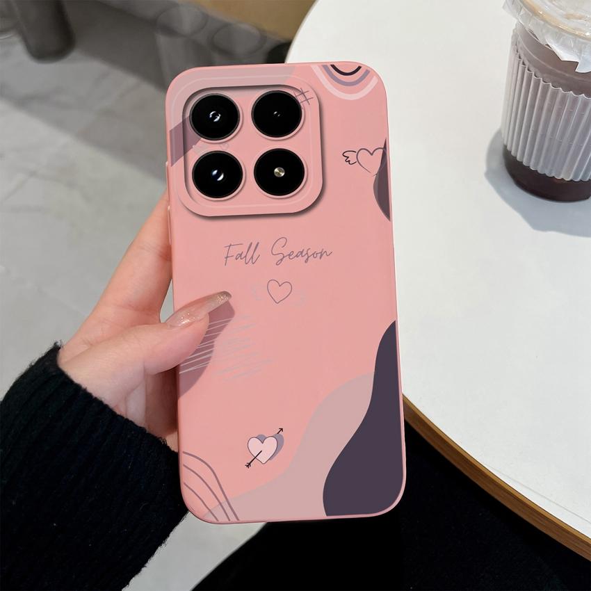 Multicolored Love Heart Patterns Phone Case For Xiaomi 17 15 15T 14T Pro Poco M7 M8 F7 F8 C71 C75 Shockproof Silicone Back Cover Shell For Xiaomi Capa