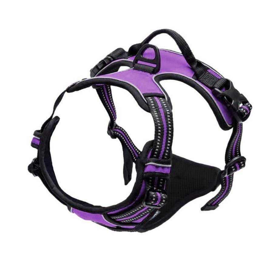 Postroj pro psy bez tahání Přední klip Reflexní rukojeť pro vysoké zatížení pro velké psy