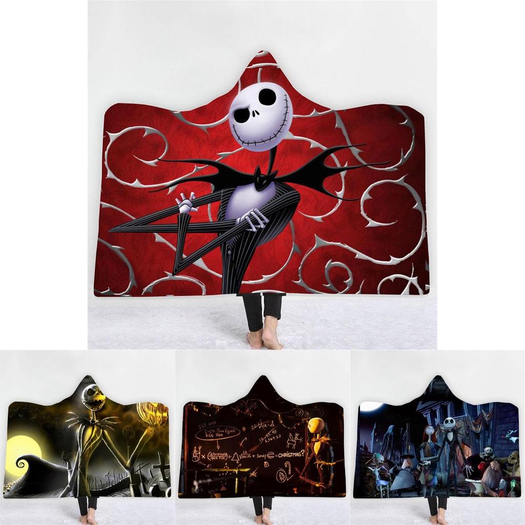 Cozy And Soft The Nightmare Before Christmas Hooded Blanket For Ultimate Comfort