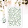 Clay Transfer Paper Water Soluble Clay Transfer Paper, Flower Leaf Butterfly Clay Transfer Sheets for Jewelry Making