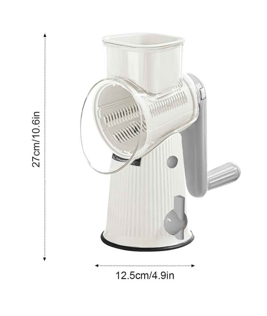 Shredded Clever Vegetable Shredded Cabbage Shredded Slicer 5 Functions In Vegetable Thickness Safe and Easy To Easy To Hand Guard White Slicer,