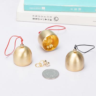 Houseeker Christmas Pure Copper Metal Bell Wind Chime Pendant Anti-theft Door Bell X-mas Home Decoration