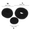 3PCs New Fashion Women Lady Magic Shaper Donut Bun Maker Hair Ring Accessories Styling Tool S M L