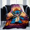 1pc Stitch Printing Blanket - Soft, All-Season Throw for Office Blanket,Personalized Gift with Adorable Cartoon Design