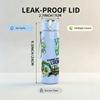 1PC Lucky Duck Frog Floral Combo Print 750ml Color Plastic Water Bottle Leakproof Flip Straw Lid For Sports Office Home Use