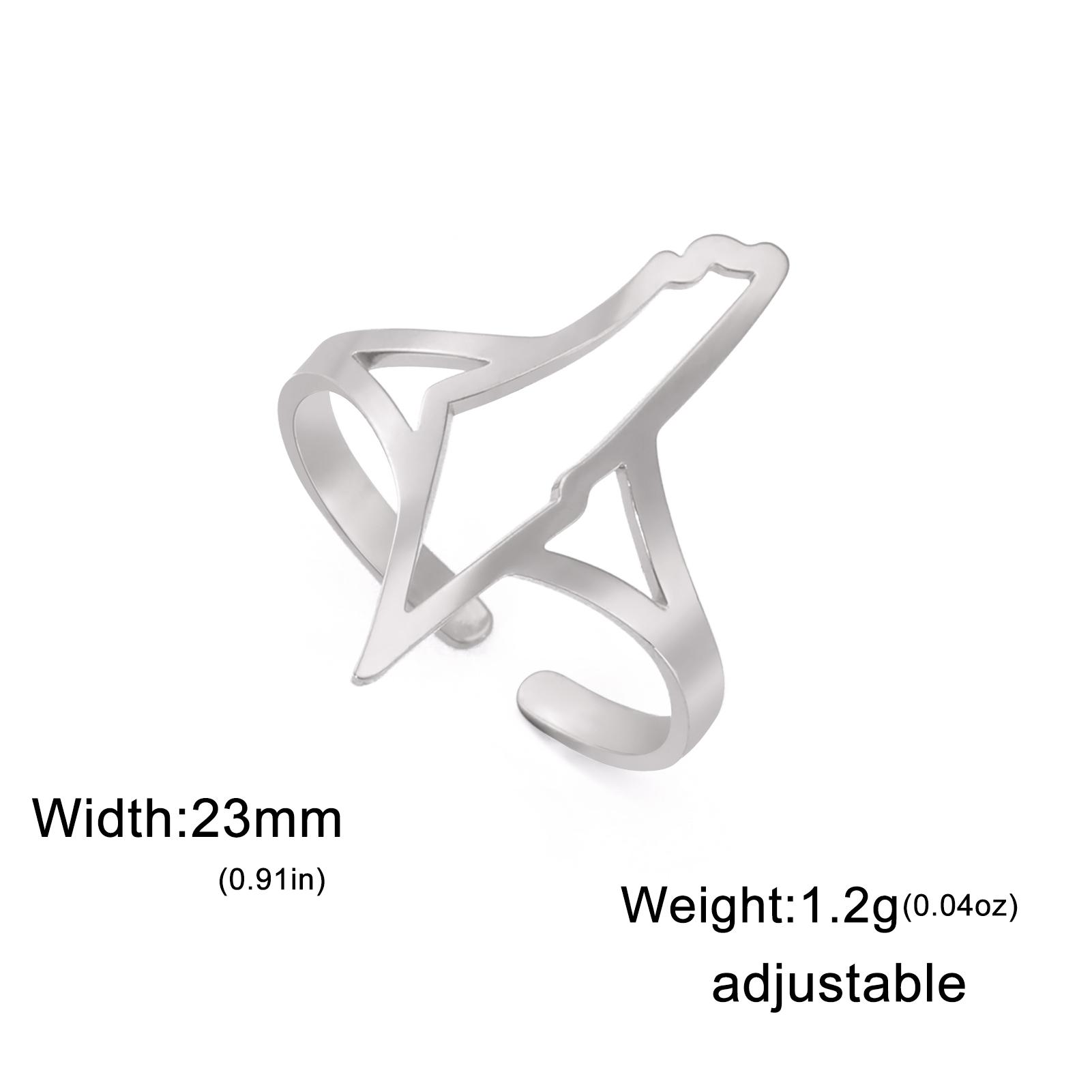 

Map Ring for Women Men Adjustable Finger Jewelry Country Geography Stainless Steel Accessories Hollow out Gift 2026 Trend New