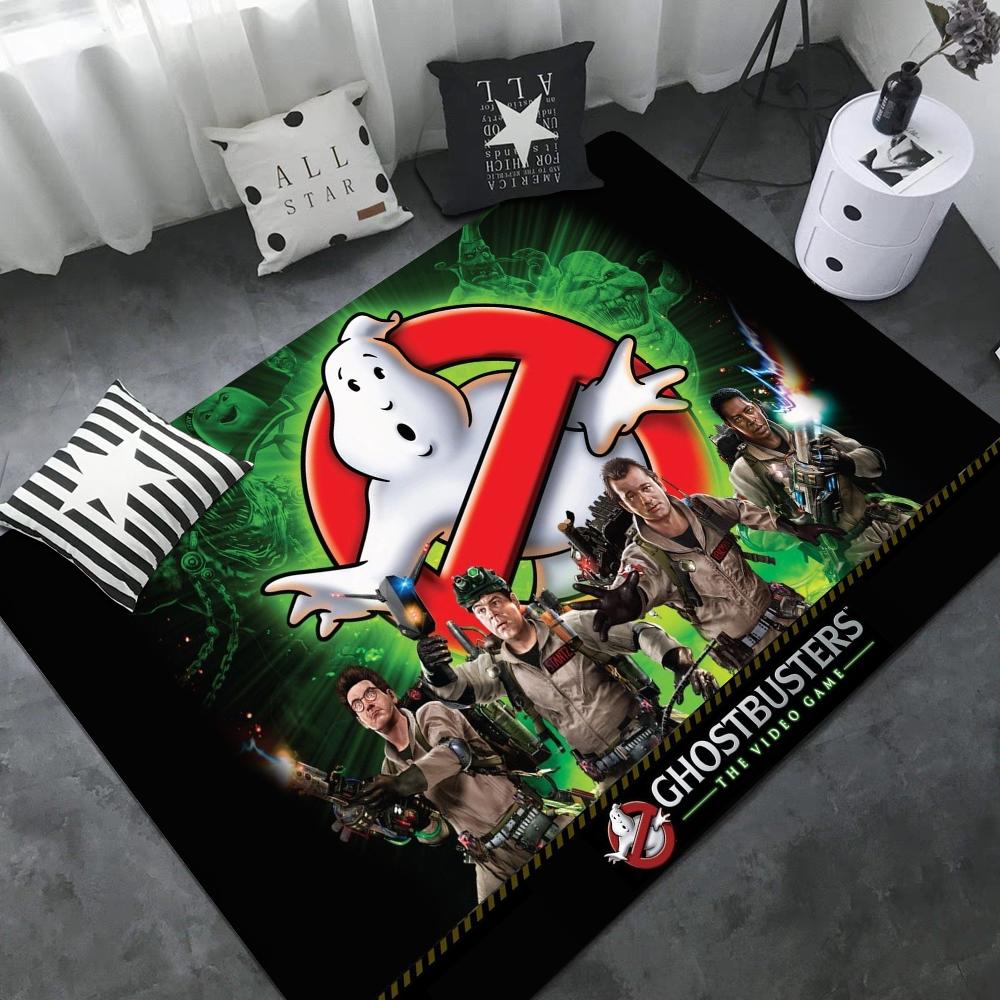 Ghostbusters Door Mat Washable Non-Slip Living Room Sofa Chairs Area Mat Kitchen Toilet Rug