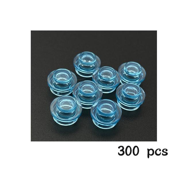 300 PEZZI Particelle di Assemblaggio MOC 4073 6141 Piastra Rotonda 1x1 Punto Blocchi da Costruzione DIY 1*1 Figure Mattoncini Lampada Giocattolo Educativo per Bambini