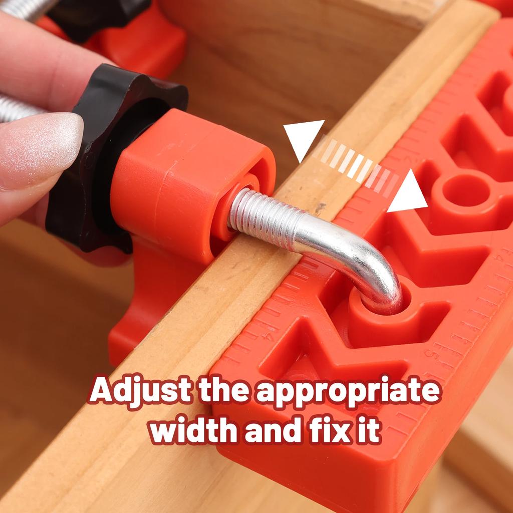 4/1pcs 90 Degree Positioning Squares with Locking Clips L-Shaped Right Angle Ruler Holder Spacer Fixing Clamps Woodworking Tools