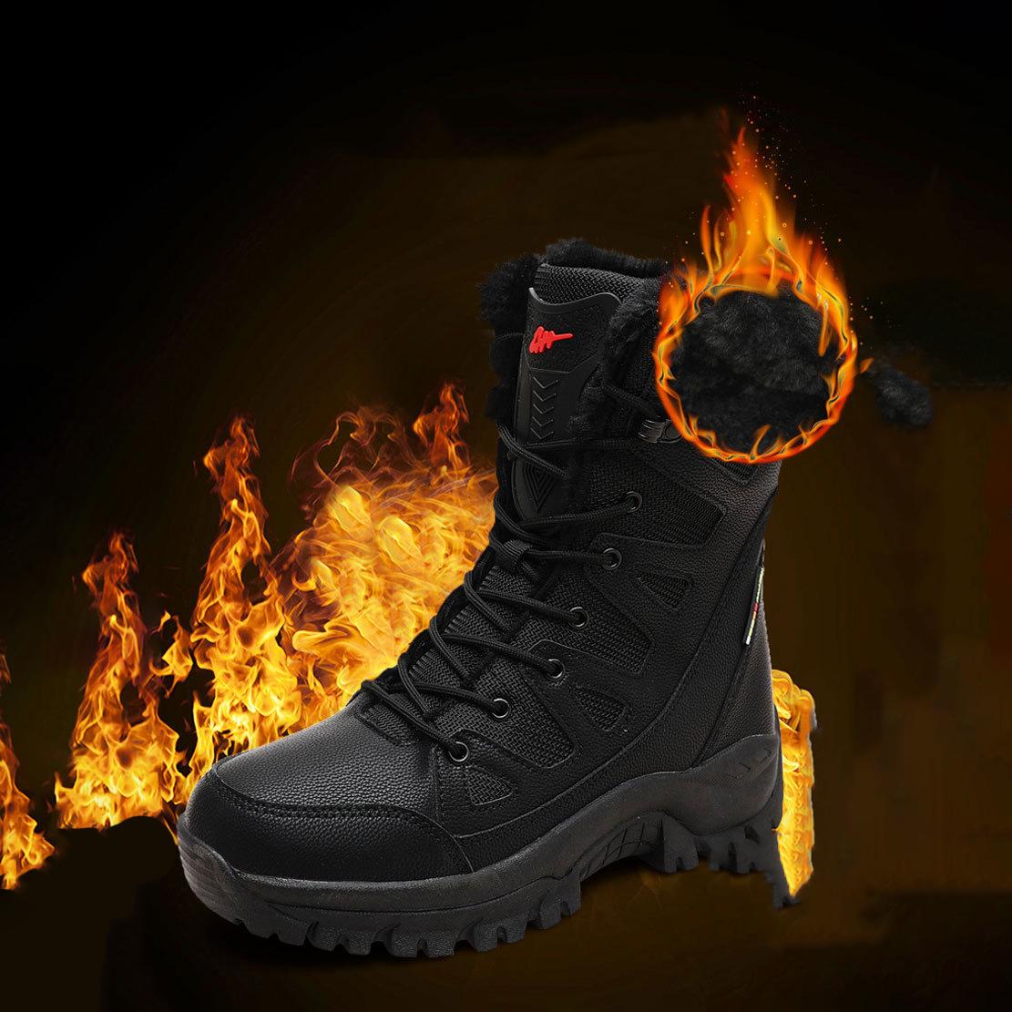 

Women Winter Boot Men s Waterproof Boots Men Thick Warm Snow Hiking Boots Cotton Shoes Sneakers 46