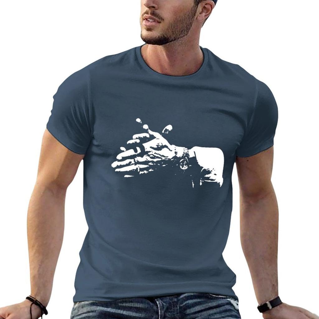 Palmas Flamenco Hands T-Shirt Blacks Kawaii Clothes Summer Tops Graphics T Shirts for Men Cotton