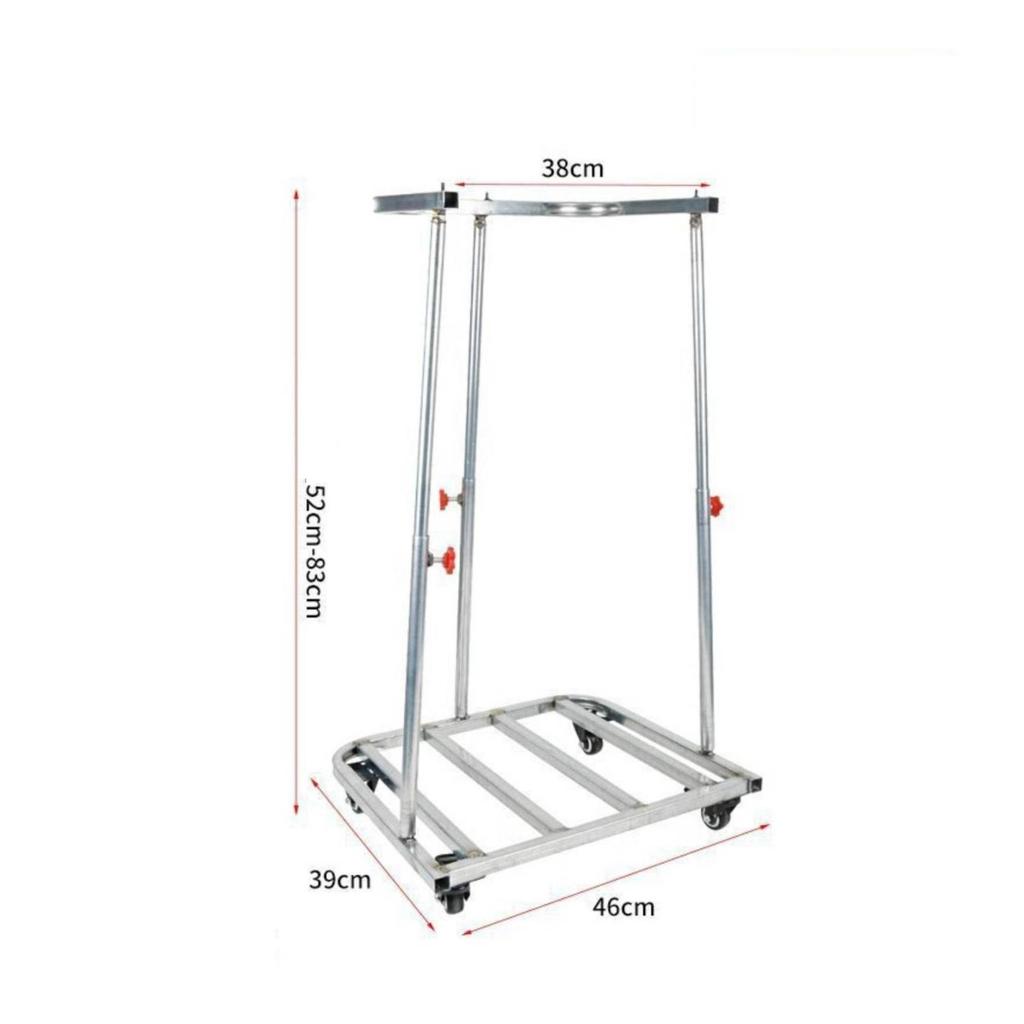 Freestanding Bag Stand Rack | Adjustable Sack Holder, Rust-Resistant, Metal