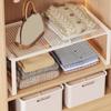 Modern Wardrobes Shelf Organizers With Nonslip Design Space Efficient Metal Storage Rack For Home Use