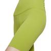Nike Zenvy Air Series Solid Color Logo Tight Fitness Sports Shorts Women Shorts Pear-Green DQ6004-377
