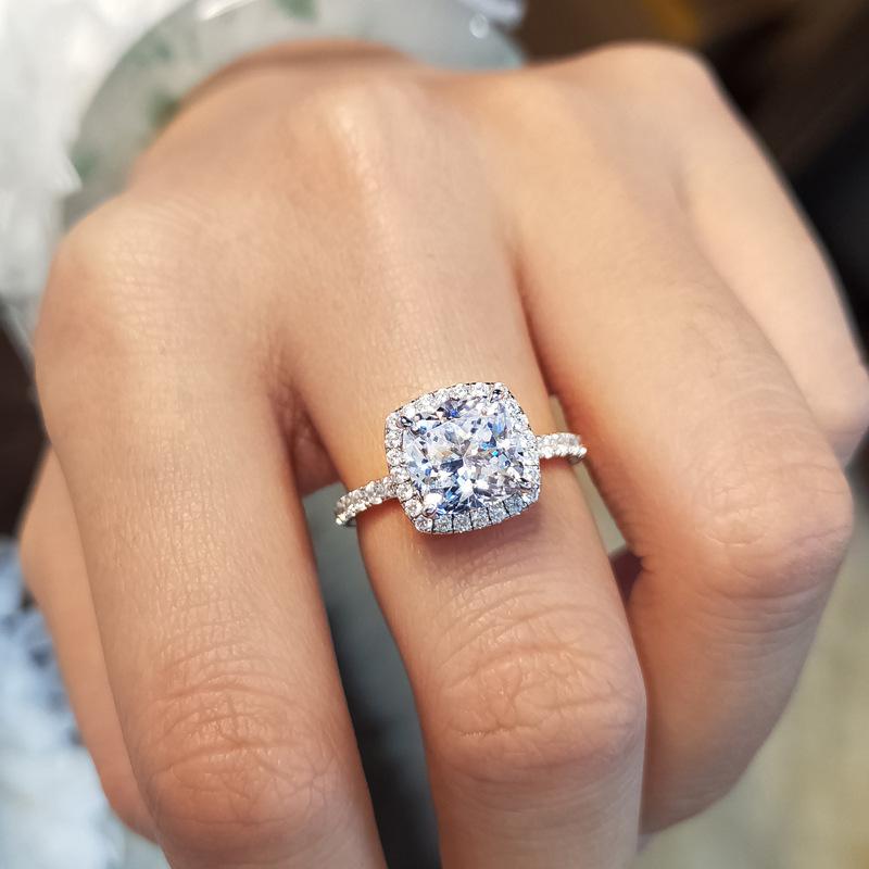 Exquisite Diamond Miniature Zircon Women'S Ring, Ring Accessories