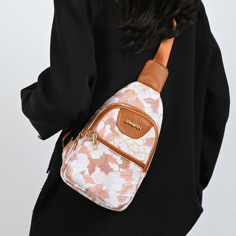 Small Bag Women's Shoulder Bag Crossbody Bag Chest Bag Mobile Phone Bag Multi-Pocket Bag