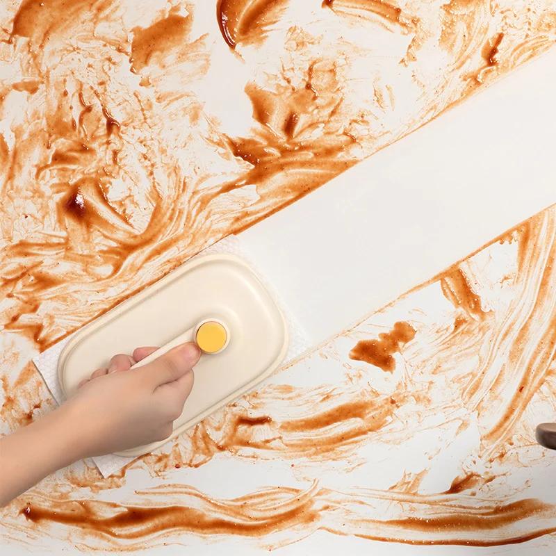 50pcs Magic Eraser Disposable Cleaning Cloth - Special for Kitchen Grease, Bathroom Stain Removal, Lazy Cleaning Must-Ha